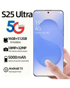 Smartphone S25 ultra Cell Phone 16+512GB 6.78 Inch Dual Sim Card Cell Phones Android Phone