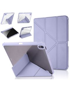 Estojo Acrílico Para 2022 iPad Air 5 9,7 5/6 2021 10,2 7/8/9a Geração 4 10,9 Pro 11 mini 6 Com Tampa Porta-Caneta