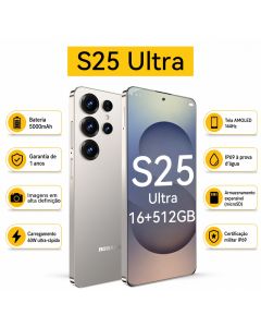 6,78" HD Smartphone S25 Ultra 5G 16GB+512GB 5000mAh Celular Android 15 Dual SIM Octa-core