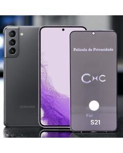 Película de Privacidade Galaxy S21 Com Furo na Digital