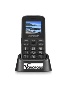 CELULAR VOVOFONE 2G BOTÃO SOS TECLAS GRANDES + BASE