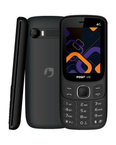 Celular Simples Ideal Para Idosos P41 Positivo Tela 2.4”, 4G 48MB RAM, Rádio FM, Dual SIM - Preto