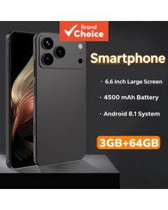 Novo Smartphone de 6,6 Polegadas 4G Android 8.1 Celular 3GB RAM 64GB Armazenamento Dual SIM Dual Câmera Com Play Store