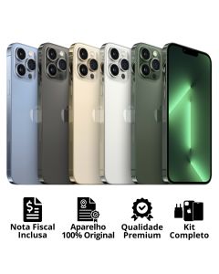 Apple  iPhone 13 / 13 Pro / 13 Pro Max Original Seminovo Vitrine Bateria 85% a 100% Nota Fiscal + Garantia