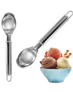 Colher Pegador De Sorvete Aço Inox Prata 19,5cm