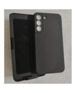 Capa Suporte de Cintura para Galaxy S22 com capa de silicone com camurça