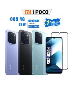 Xiaomi POCO C85 4G NFC Android 15 Tela LCD 6.9" 120Hz Original Versão Global Bateria 6000mAh NOVO