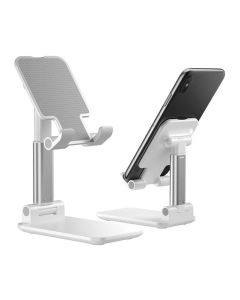 Suporte Para Celular e Tablet Dobrável Ajustável Apoio Mesa