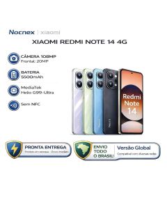 Xiaomi Redmi Note 14 4G 128GB | 256GB Versão Global
