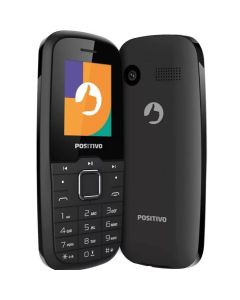 Celular Positivo P26 32MB Dual Chip 2G 32MB RAM Tela 1.8" Rádio FM - Preto