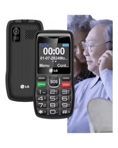 Celular para Idosos LG G365 4G Dual Chip Bluetooth Rádio FM Tela Grande de Botão
