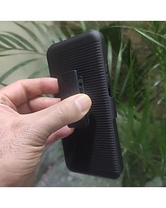 Capa+suporte para Redmi note 17 pro belt flip cinto cintura