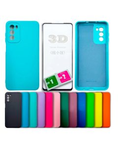 Capa Capinha case  Preta Motorola Moto G52 (XT2221-2)+pelicula 3d