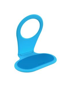 Suporte de Celular Dobrável Bobino para Tomada Turquesa - Universal e Portátil