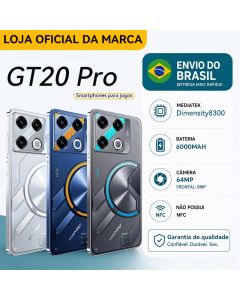 Smartphone GT20 Pro 20 GB RAM + 512 GB ROM 6.78'' IPS Dimensity 8300  Dual SIM Global Version Original