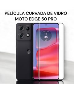 Película Curvada de Vidro 3D Para Moto Edge 50/50 Pro