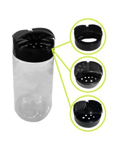 Pote para Tempero 250ml Tampa Tripartida Redondo