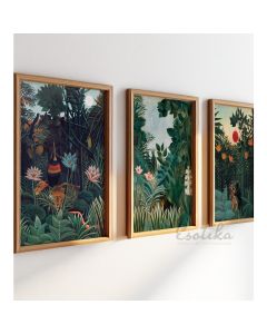 Quadro Decorativo Folhas Tropical Botânico minimalista , decoração casa Quadro Decorativo