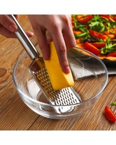 OFERTA Ralador De Aço Fino Inox Multifuncional Para Queijo e Legumes Cozinha Fino 24cm x 5,5cm