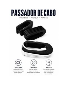 Organizador de Cabos USB Lightning Tipo-C Enrola Fios Protetor de Cabos Prático e Compacto Fácil Uso