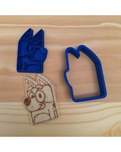 Cortador Sanduiche Molde pão para lancheira Lanche bluey Infantil Molde + Marcador Divertido  9cm