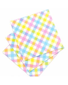 Guardanapo de Papel Xadrez Candy – 20 Unidades