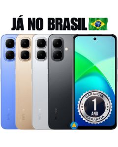 Celular infinix Smart 10 4G 128GB + 8GB / 64GB + 3GB de RAM Dual Chip Câmera 13MP - Pronta entrega