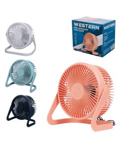 Mini Ventilador De Mesa USB C Forte Silencioso Portátil Verão