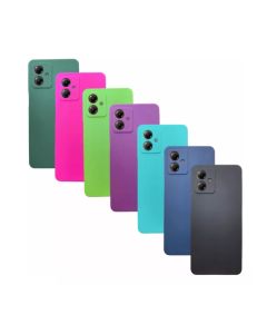Capa Capinha Case Motorola Moto G54 Silicone Aveludada Proteção de Câmera