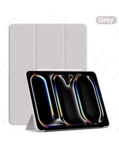 Capa Para iPad Pro M4 M5 11 Polegadas 2024 2025 , Suporte Inteligente Com Três Dobras Fino , Traseira De TPU Macio , Des