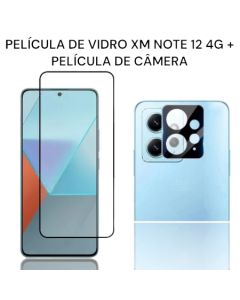 Película De Câmera + Película de vidro 3D XM Redmi Note 12 4G