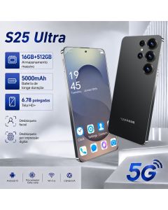 Cell Phone S25 Ultra 5G 12GB RAM + 512GB ROM Dual SIM  6.78" IPS 5000mAh Global Ready for Delivery