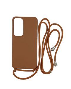 Capa com Alça Ajustável para Samsung S - Marrom