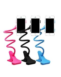 Suporte Celular Maluco Colorido Universal Presilha Articulado Flexível 360 Giratório