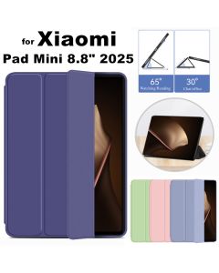 Para Xiaomi Pad Mini 8.8 Polegada 2025 Tablet Caso Suporte Flip Couro Trifold Macio Volta Titular Capa À Prova De Choque