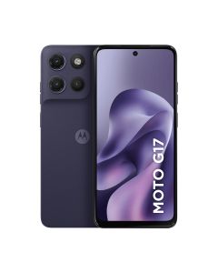 Smartphone Motorola Moto G17 4G 4GB 256GB Tela 6,7 FHD+ Câmera 50MP  NFC 5200mAh Roxo