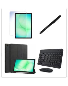 Capa Teclado Pelicula Para Tablet Galaxy A11+ Kit Completo