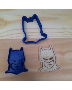 Cortador Sanduiche Molde pão para lancheira Lanche batman Infantil Molde + Marcador Divertido  9cm
