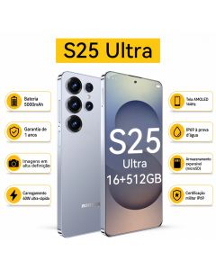 6,78" HD Smartphone S25 Ultra 5G 16GB+512GB 5000mAh Celular Android 15 Dual SIM Octa-core
