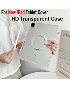2026 Nova Capa Transparente HD Para IPad A16 11 12th Pro M5 12.9 Mini Ar 8 7 6 5 4 9 10.2 " 10th M4 M3 M2 De Suporte Rot