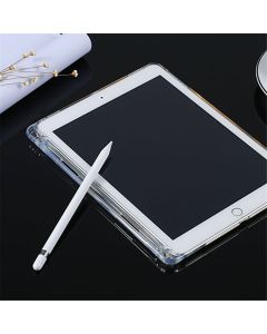 Capa Transparente Antiqueda TPU Para ipad Mini 6 5 4 3 Air  10.2 Geração Com Porta-Lápis Silicone Macio Tampa Traseira