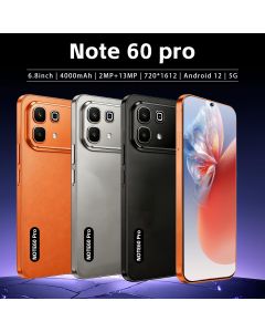 Smartphone Hot Selling Note60 Pro 6.8 Polegadas 16GB 8 Núcleos GPS Desbloqueio Facial Novo Celular