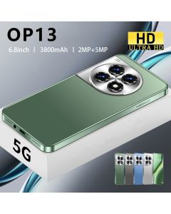 OP13 HD Tela Grande 5G Smatphone 3GB + 32GB Armazenamento Duplo SIM Telefone Móvel Reconhecimento Facial Android Celular