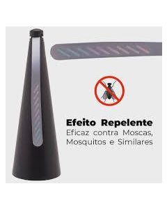 Repelente Ventilador Mesa Portátil | Espanta Mosquito Insetos | Ideal Casa e Área Externa