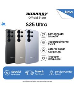 Smartphone S25 Ultra 5G 16GB+512GB Android 15 Celular 6,78" HD tela grande Octa-core 5000mAh Dual SIM Original