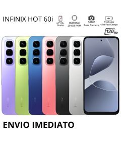 Lançamento 2025 INFINIX HOT 60i NFC Tela 120hz Tela 6.7 Pol. 4GB | 8GB RAM 256GB HD Envio Imediato