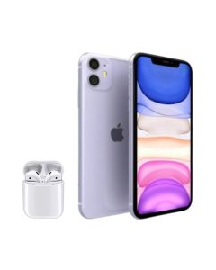 Vitrine Apple Iphone 11 Lilas 128gb + Fone Bluetooth