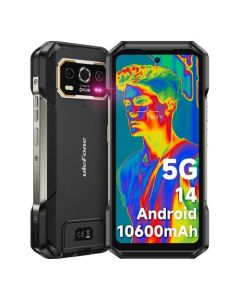 Smartphone Ulefone Armor 27t Pro Plus 5g Nfc 24Gb Ram 256gb Com Câmera Térmica Preto Resistente