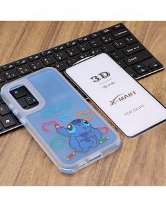 Capa Estampada Personagens Para Galaxy S23 FE com Película Vidro 3D c/ digital