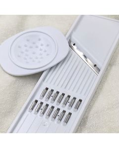 Descascador 24x7.8cm Cortador Ralador Para Legumes Saladas Dupla Face Keita